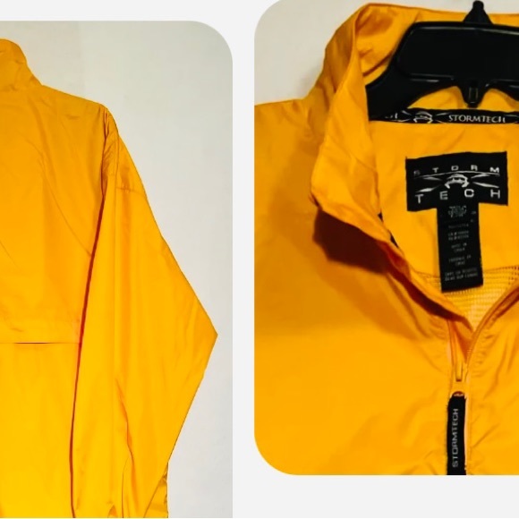 StormTech Performance Jacket Rare Yellow Size Large - Picture 5 of 5